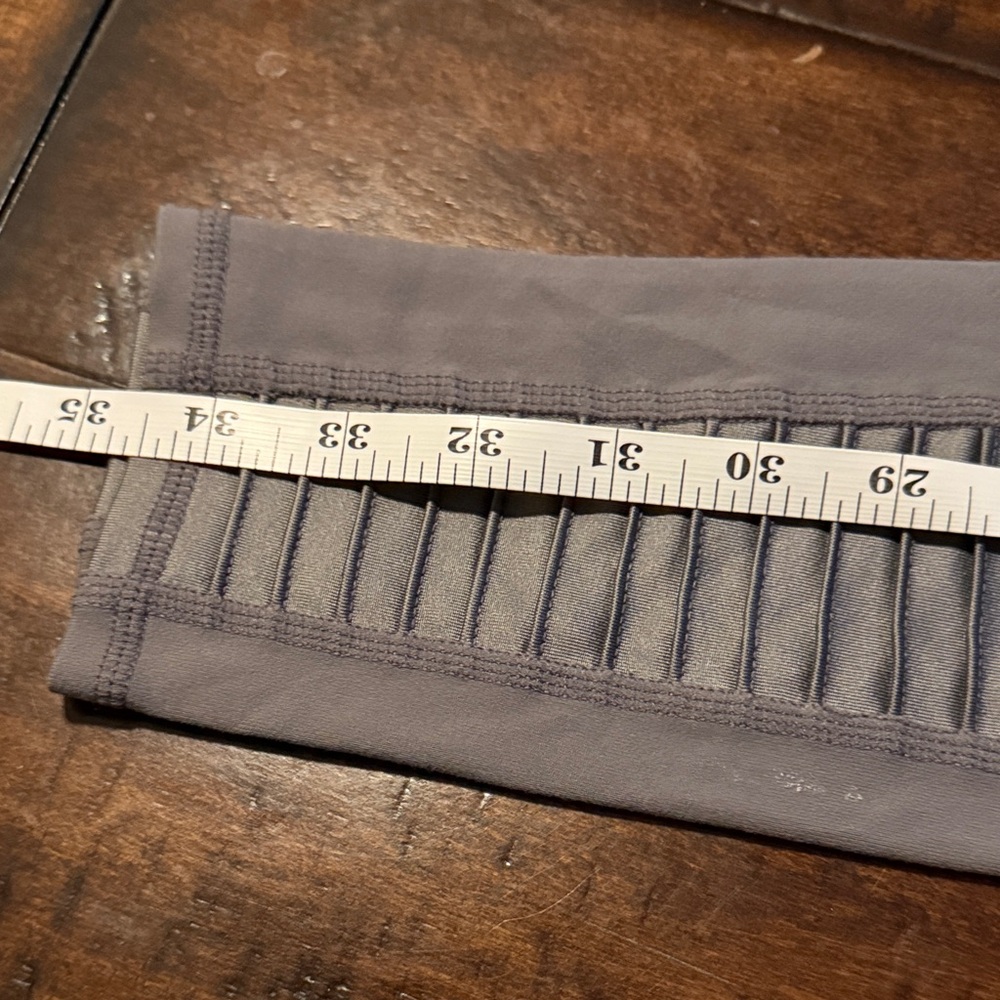 Alo Yoga Gray Ribbed Leggings sz Small - Picture 5 of 5